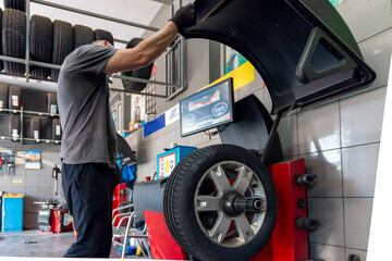 Tire installation service